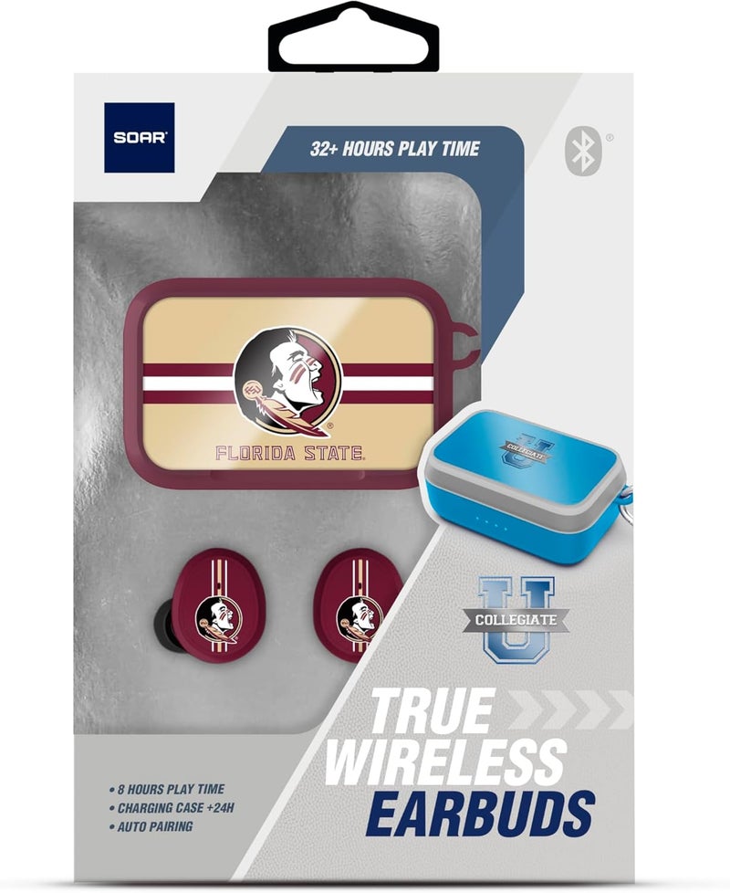 SOAR NCAA Wireless Sport Earbuds: Comfortable Fit & Convenient Charging - Image 3